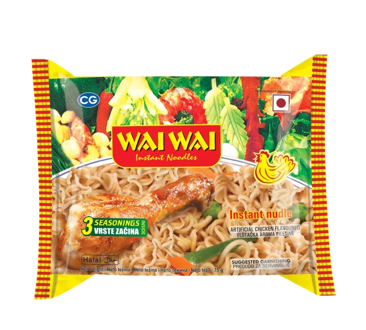 Makaron instant o smaku kurczaka Chicken Noodles Wai Wai 75 g