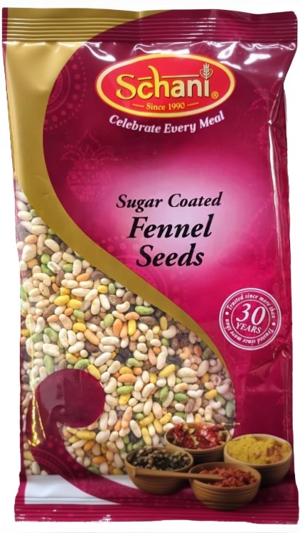 Nasiona kopru włoskiego w cukrze Sugar Coated Fennel Seeds Schani 100 g