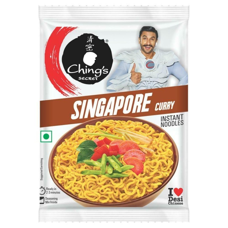 Makaron Instant Singapore Curry Noodles Chings Secret 60g