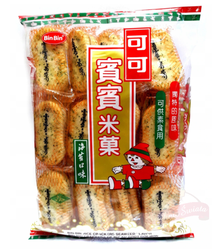 Krakersy ryżowe Rice Crackers Natural Bin Bin 150 g