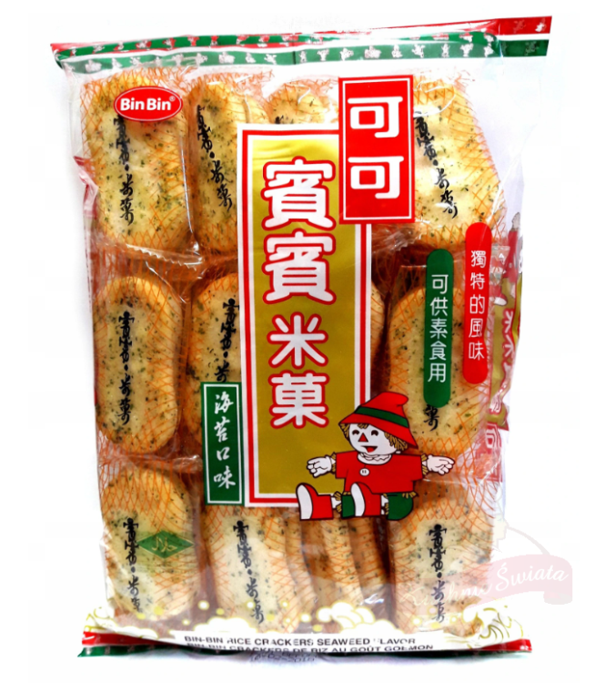 Krakersy ryżowe Rice Crackers Natural Bin Bin 150 g